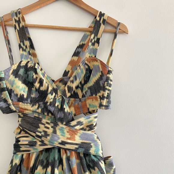 Ulla Johnson Handmade Honey Onyx Ikat Sarika Dress Size 4 - Picture 11 of 13